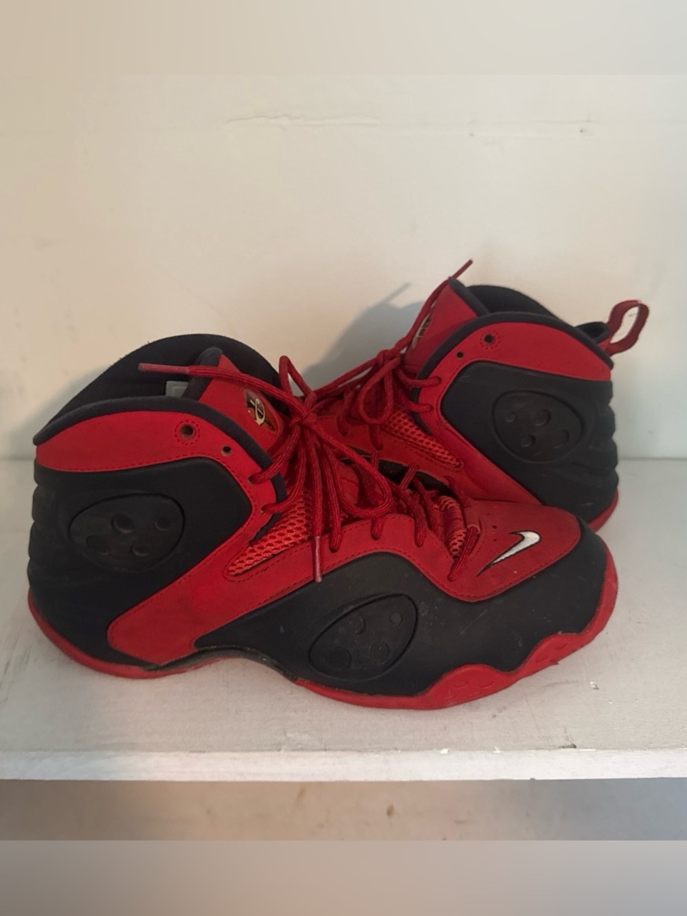 Nike men Red and Black High-Top Sneakers